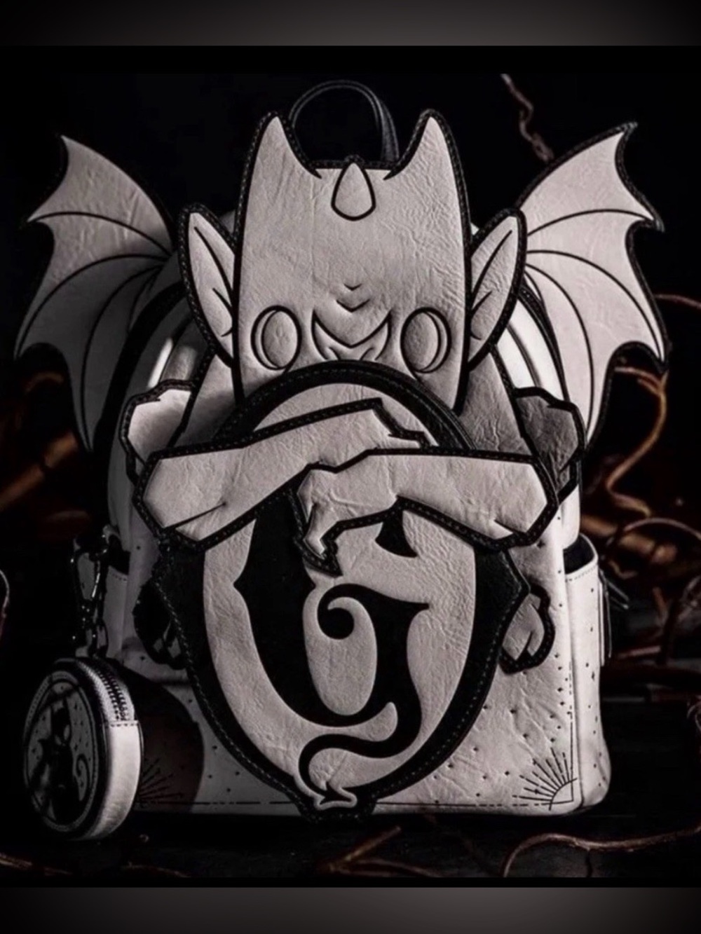 NEW Gideon's Bakehouse Gargoyle Loungefly Backpack Águbadijádzs Cat Coin Wallet